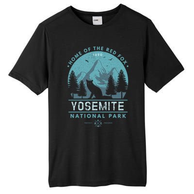 Red Fox Wilderness Gift Yosemite National Park California Tall Fusion ChromaSoft Performance T-Shirt