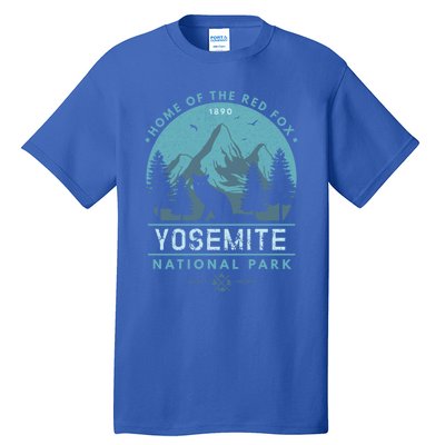 Red Fox Wilderness Gift Yosemite National Park California Tall T-Shirt