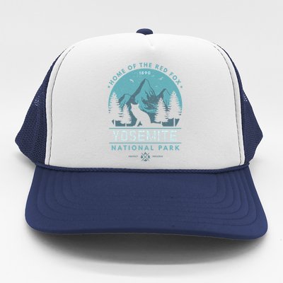 Red Fox Wilderness Gift Yosemite National Park California Trucker Hat