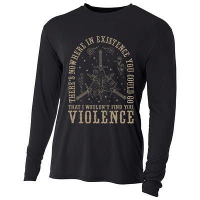 Retro Fourth Wing Theres Nowhere In Existence You Could Go Cooling Performance Long Sleeve Crew
