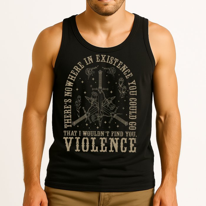 Retro Fourth Wing Theres Nowhere In Existence You Could Go Tank Top