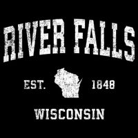 River Falls Wisconsin Wi Vintage Sports Bucket Hat