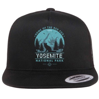 Red Fox Wilderness Gift Yosemite National Park California Flatbill Hat