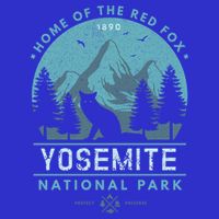 Red Fox Wilderness Gift Yosemite National Park California Full Zip Hoodie