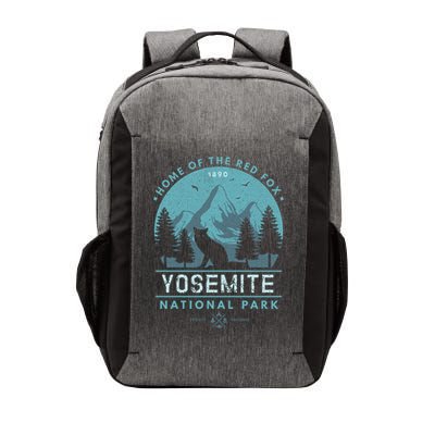 Red Fox Wilderness Gift Yosemite National Park California Vector Backpack