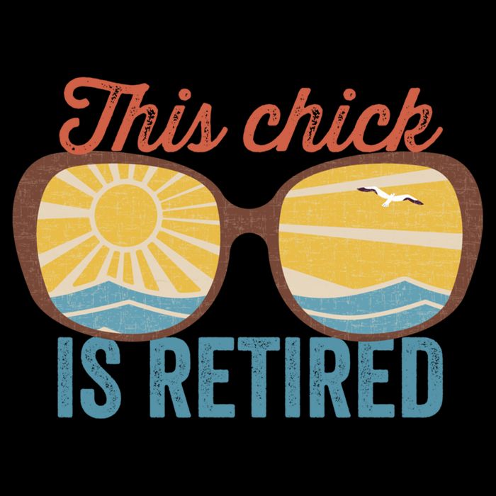 Retirement For Women This Chick Is Retired Funny Retirement Gift Doggie Tank