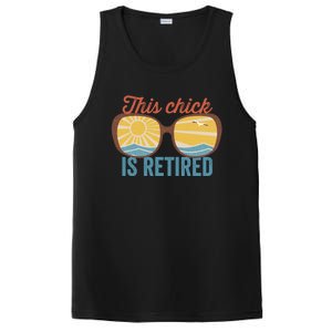 Retirement For Women This Chick Is Retired Funny Retirement Gift PosiCharge Competitor Tank