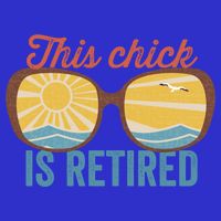 Retirement For Women This Chick Is Retired Funny Retirement Gift 16 in Basic Backpack