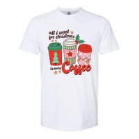 Retro Funny Xmas Coffee Lover Gift Softstyle CVC T-Shirt