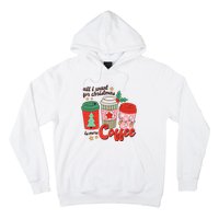 Retro Funny Xmas Coffee Lover Gift Hoodie