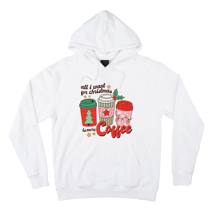 Retro Funny Xmas Coffee Lover Gift Hoodie