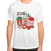 Retro Funny Xmas Coffee Lover Gift Adult ChromaSoft Performance T-Shirt