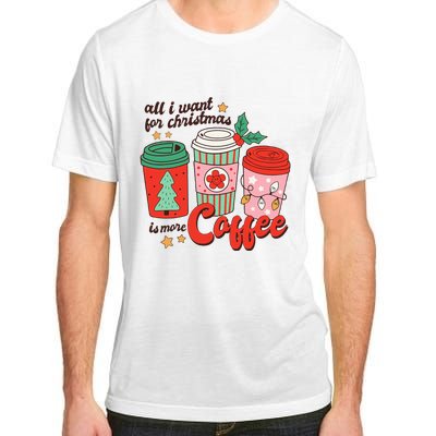 Retro Funny Xmas Coffee Lover Gift Adult ChromaSoft Performance T-Shirt