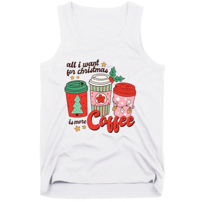 Retro Funny Xmas Coffee Lover Gift Tank Top