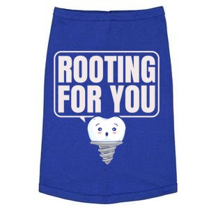 Rooting For You Dentist Dental Dentistry Tooth Fairy Great Gift Doggie Tank