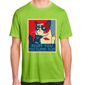 Retro Fluff You You Fluffin’ Fluff Cat Kitten Adult ChromaSoft Performance T-Shirt