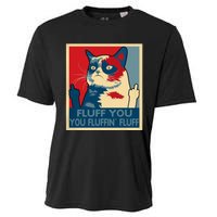 Retro Fluff You You Fluffin’ Fluff Cat Kitten Cooling Performance Crew T-Shirt