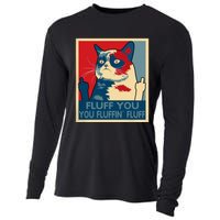 Retro Fluff You You Fluffin’ Fluff Cat Kitten Cooling Performance Long Sleeve Crew