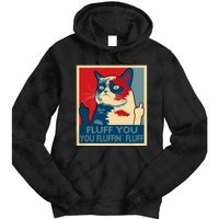 Retro Fluff You You Fluffin’ Fluff Cat Kitten Tie Dye Hoodie