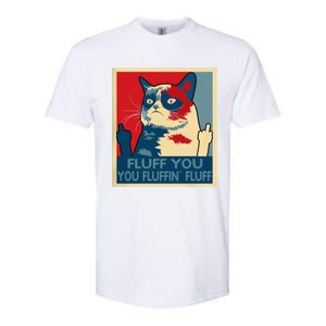 Retro Fluff You You Fluffin’ Fluff Cat Kitten Softstyle CVC T-Shirt