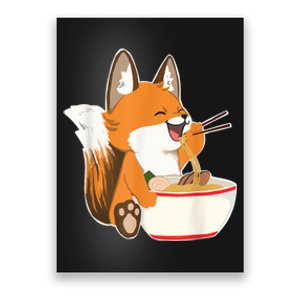 Ramen Fox Zookeeper Wildlife Lover Poster