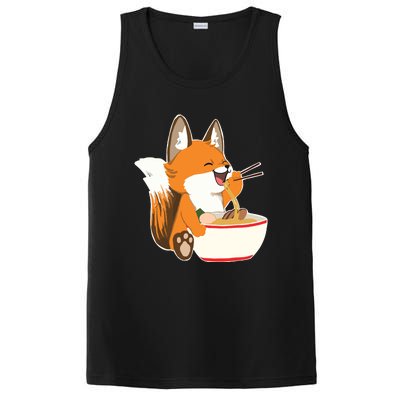 Ramen Fox Zookeeper Wildlife Lover PosiCharge Competitor Tank