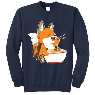 Ramen Fox Zookeeper Wildlife Lover Sweatshirt