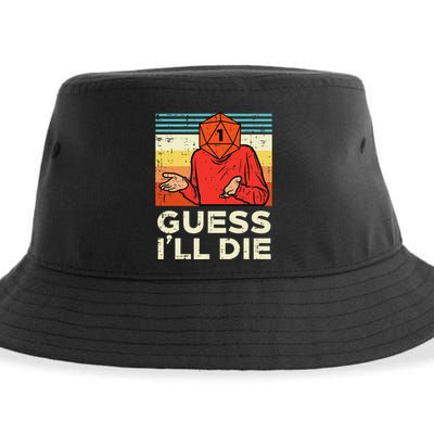 Rpg Gamer 1 Guess Ill Die Retro Sustainable Bucket Hat