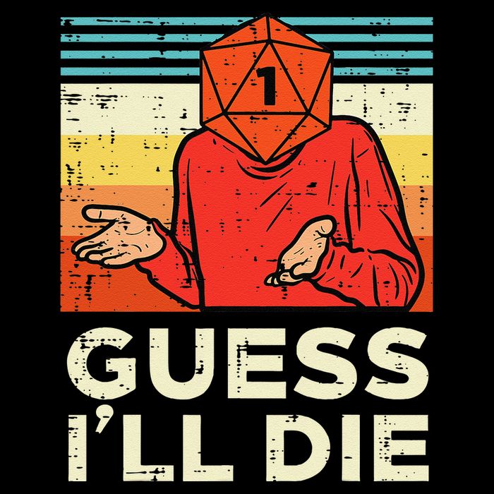 Rpg Gamer 1 Guess Ill Die Retro Button