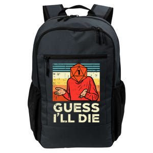 Rpg Gamer 1 Guess Ill Die Retro Daily Commute Backpack