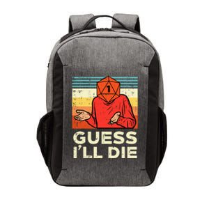 Rpg Gamer 1 Guess Ill Die Retro Vector Backpack