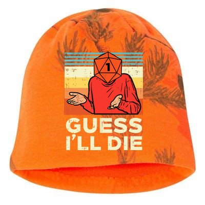 Rpg Gamer 1 Guess Ill Die Retro Kati - Camo Knit Beanie