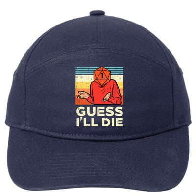 Rpg Gamer 1 Guess Ill Die Retro 7-Panel Snapback Hat