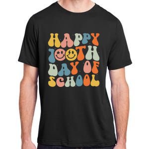 Retro Groovy 100 Days Happy 100th Day Of School Teacher Adult ChromaSoft Performance T-Shirt