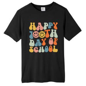 Retro Groovy 100 Days Happy 100th Day Of School Teacher Tall Fusion ChromaSoft Performance T-Shirt