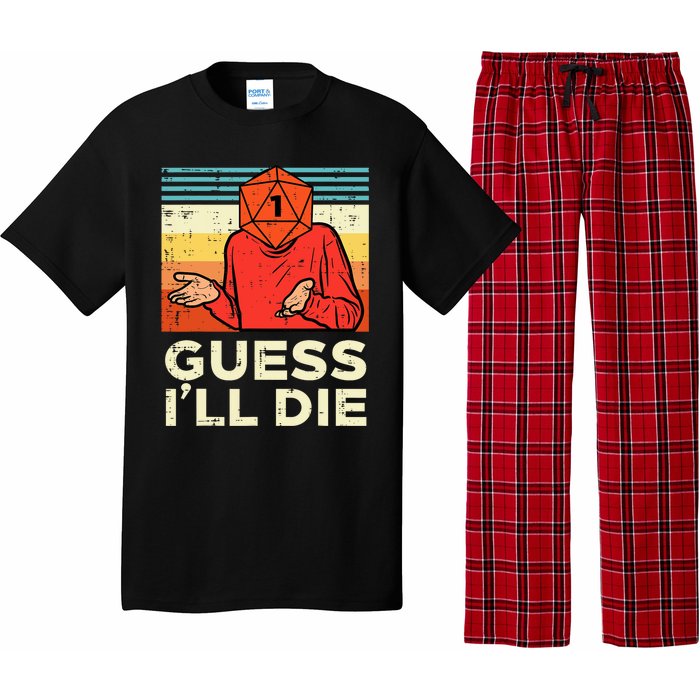 Rpg Gamer 1 Guess Ill Die Retro Pajama Set