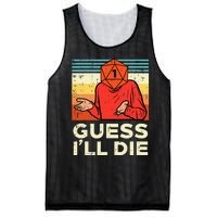 Rpg Gamer 1 Guess Ill Die Retro Mesh Reversible Basketball Jersey Tank