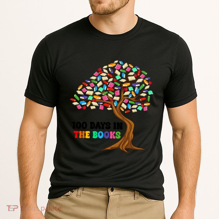 Retro Groovy 100 Days In The Books Happy 100th Day Of School Gift Performance Shirt