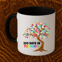 Retro Groovy 100 Days In The Books Happy 100th Day Of School Gift Mug