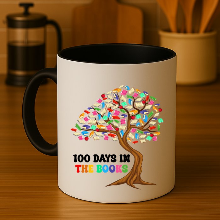 Retro Groovy 100 Days In The Books Happy 100th Day Of School Gift Mug
