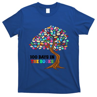 Retro Groovy 100 Days In The Books Happy 100th Day Of School Gift T-Shirt