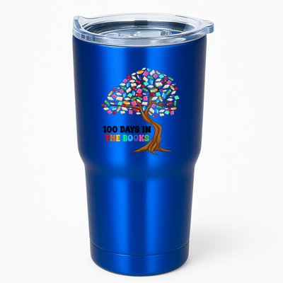 Retro Groovy 100 Days In The Books Happy 100th Day Of School Gift Tumbler