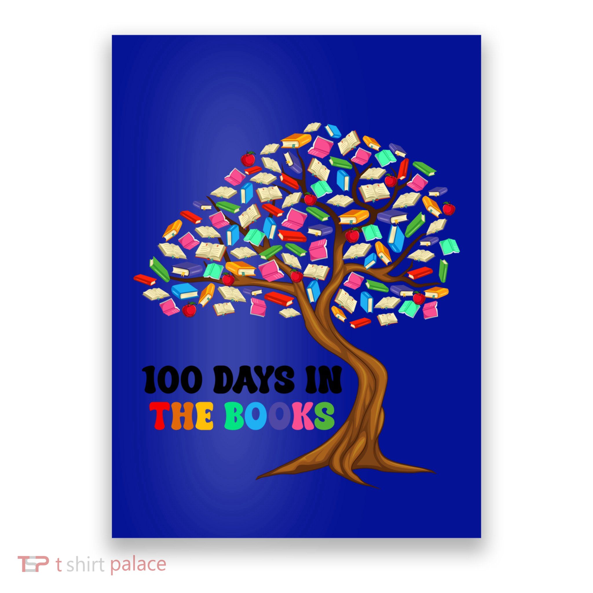 Retro Groovy 100 Days In The Books Happy 100th Day Of School Gift Poster