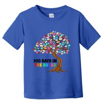 Retro Groovy 100 Days In The Books Happy 100th Day Of School Gift Toddler T-Shirt