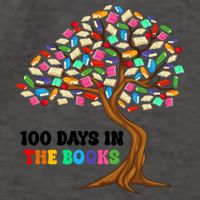 Retro Groovy 100 Days In The Books Happy 100th Day Of School Gift Vector Backpack