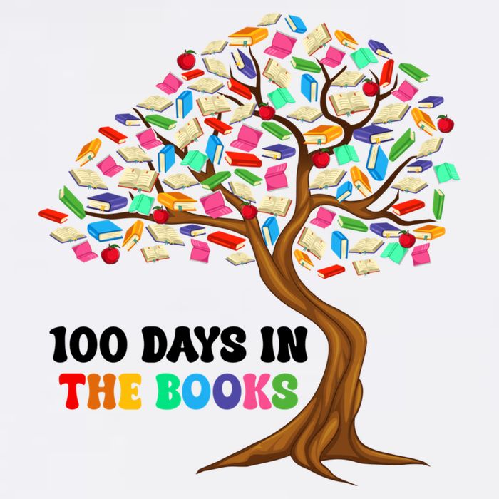 Retro Groovy 100 Days In The Books Happy 100th Day Of School Gift Garment-Dyed Sweatshirt