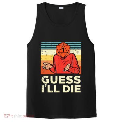 Rpg Gamer 1 Guess Ill Die Retro Men Kids PosiCharge Competitor Tank