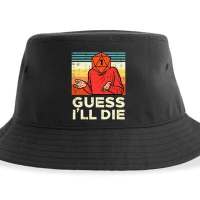 Rpg Gamer 1 Guess Ill Die Retro Sustainable Bucket Hat