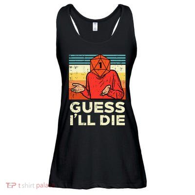 Rpg Gamer 1 Guess Ill Die Retro Ladies Essential Flowy Tank