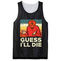 Rpg Gamer 1 Guess Ill Die Retro Mesh Reversible Basketball Jersey Tank